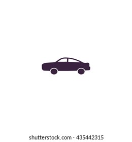 passenger car, an icon