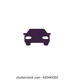 passenger car, an icon