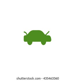 passenger car, an icon