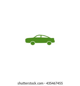 passenger car, an icon