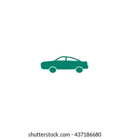 passenger car, an icon
