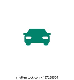 passenger car, an icon