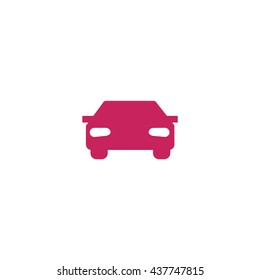 passenger car, an icon