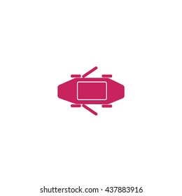 passenger car, an icon