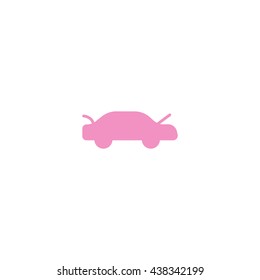 passenger car, an icon