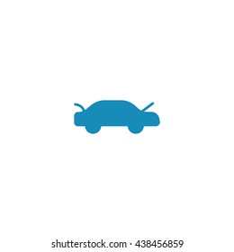 passenger car, an icon