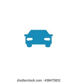passenger car, an icon