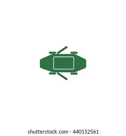 passenger car, an icon