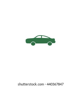 passenger car, an icon