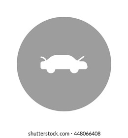 passenger car, an icon