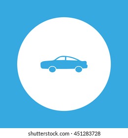 passenger car, an icon