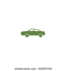 passenger car, an icon