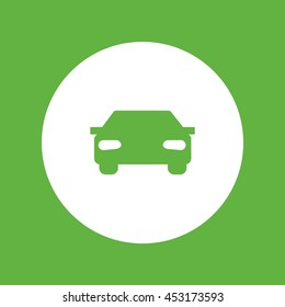 passenger car, an icon
