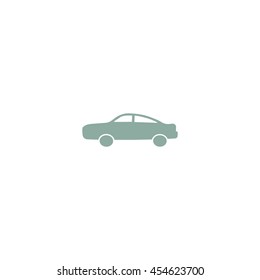 passenger car, an icon