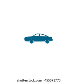 passenger car, an icon