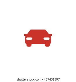 passenger car, an icon