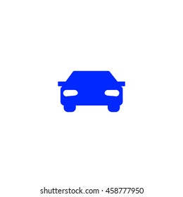 passenger car, an icon