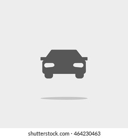 passenger car, an icon