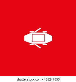 passenger car, an icon