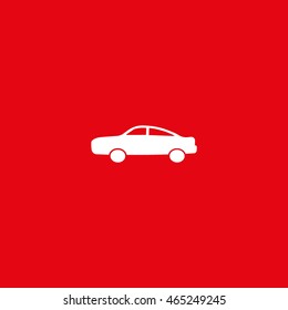 passenger car, an icon
