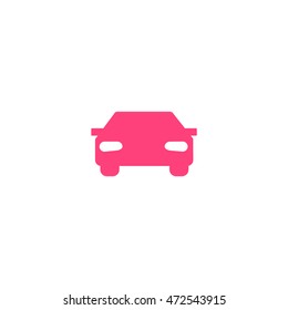 passenger car, an icon
