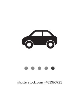 Passenger car icon