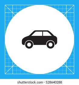 Passenger car icon