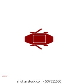 passenger car, an icon