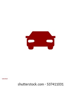 passenger car, an icon
