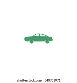 passenger car, an icon