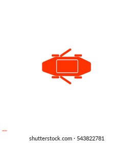 passenger car, an icon