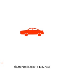 passenger car, an icon