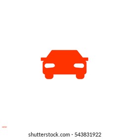 passenger car, an icon