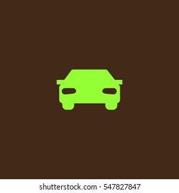 passenger car, an icon