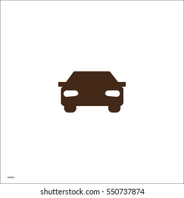 passenger car, an icon
