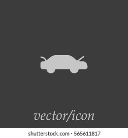 passenger car, an icon