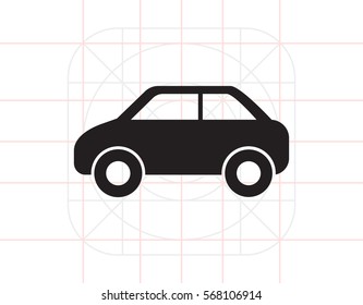 Passenger car icon