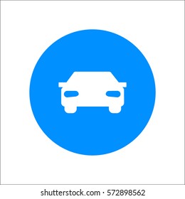passenger car, an icon