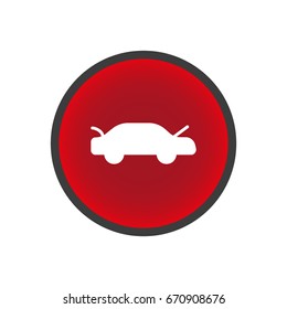 passenger car, an icon