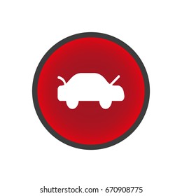 passenger car, an icon