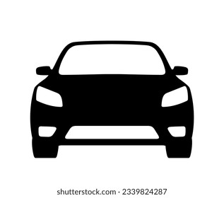 passenger car icon isolated on white background