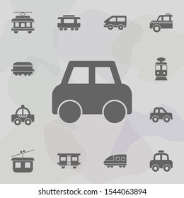 Passenger, car icon. Simple set of transport icons. One of the collection for websites, web design, mobile app