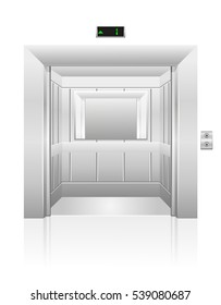 passenger elevator stock vector illustration isolated on white background