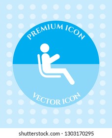 Passenger Icon for Web, Applications, Software & Graphic Designs.