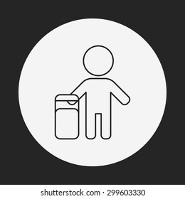 passenger line icon