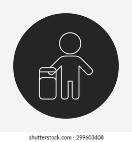 passenger line icon