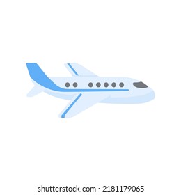 Passenger plane flying in the sky side view. travel concept