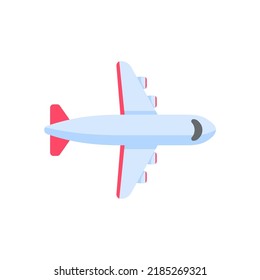 Passenger plane flying in the sky side view. travel concept