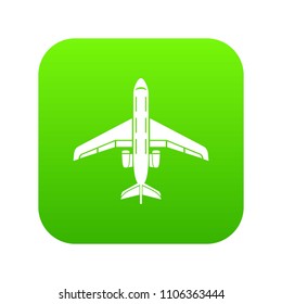 Passenger plane icon. Simple illustration of passenger plane vector icon for web