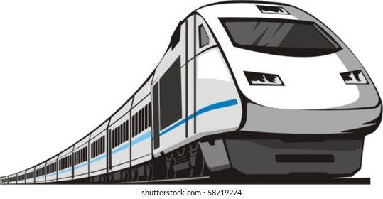 passenger railway speed train